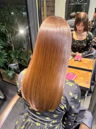 ロング カラー MINX似合わせボブ 髪質改善/岩城槙乃介のヘアスタイル