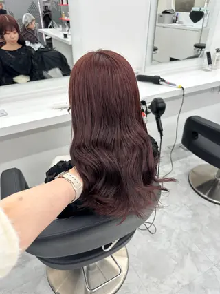 ロング カラー パーマ ヘアアレンジ メンズ キッズ ♥️韓国ヘア レイヤー♥️ゆりのヘアスタイル