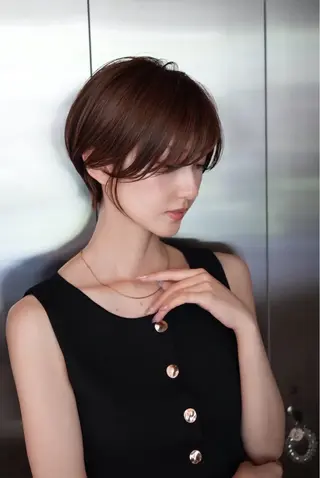 ショート カラー 加賀 千聖 /soigneのヘアスタイル