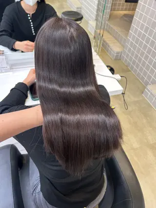 カラー 透明感ベージュ🤎 ナチュラルレイヤーのヘアスタイル