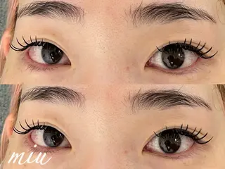 マツエク・マツパ miunail Minamiのマツエク・マツパデザイン