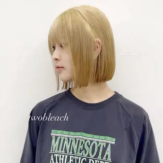 ショート カラー ブリーチなしピンク 赤井龍斗のヘアスタイル