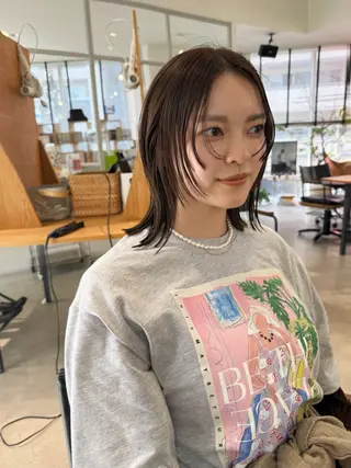 カラー 南部 綾音のヘアスタイル