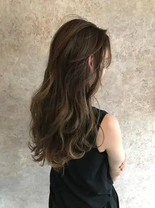 ロング カラー ヘアアレンジ 指名支持率NO.1 スタイリストのヘアスタイル