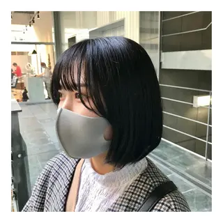 ショート 栄　mighty by H所属・不破一輝/栄/矢場町 ボブ/レイヤー/艶髪のヘアスタイル