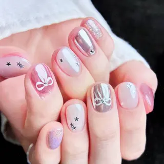 ネイル H3 Nail Tsuki🦋💙のネイルデザイン
