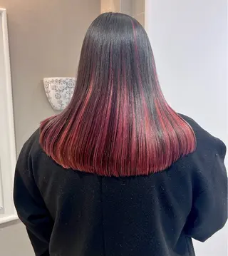 セミロング カラー karin🌛ボブ／ 透明感たっぷりカラーのヘアスタイル