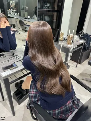 ロング カラー 黒木 大武のヘアスタイル