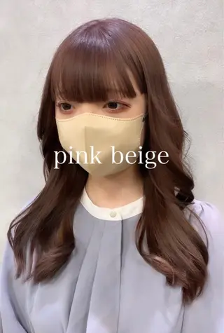 セミロング カラー est hair 池袋西口所属・♡派手髪カラー♡ 🅝🅐🅝🅐のヘアスタイル