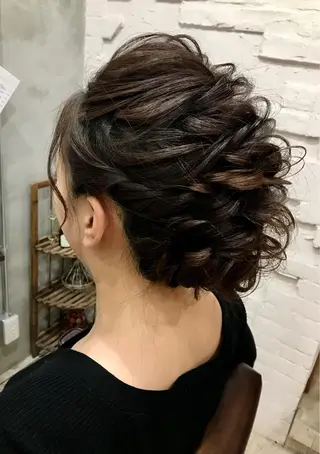 ロング まつパ・ヘアセット ♡Chinami♡のマツエク・マツパデザイン