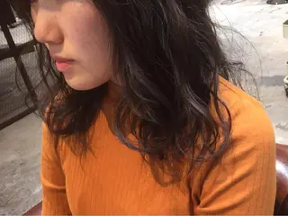 セミロング カラー 竹嶌 健吾のヘアスタイル