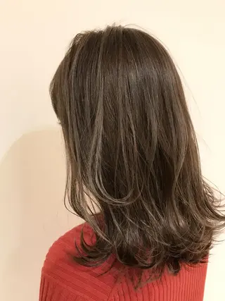 ミディアム カラー ハイライト/髪質改善 ✂️十河祐輝のヘアスタイル