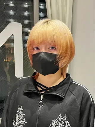 ショート カラー 💝透明感/ブリーチ /れい💝のヘアスタイル