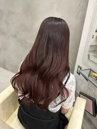 ロング カラー さあや 【透け感/艶感】のヘアスタイル