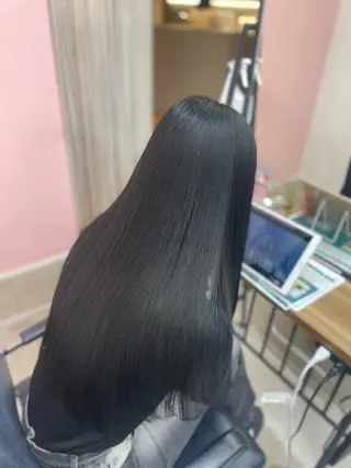 ロング カラー HASHI AYAKAのヘアスタイル