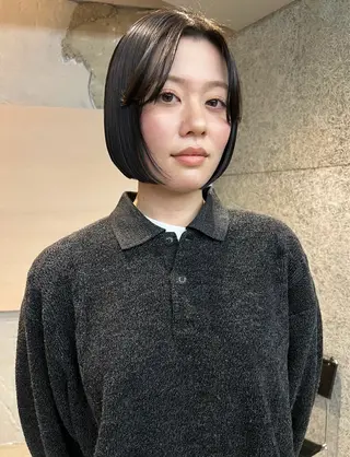 ショート yu /透明感 カラー/caseyのヘアスタイル