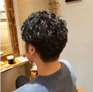 ショート パーマ メンズ 🔹似合わせ✖️垢抜 け職人/ℕ𝕆ℝ𝕀のヘアスタイル
