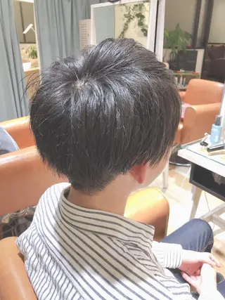メンズ あき えいみのヘアスタイル