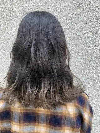 ミディアム カラー Sachiko ❤︎‬Pressのヘアスタイル