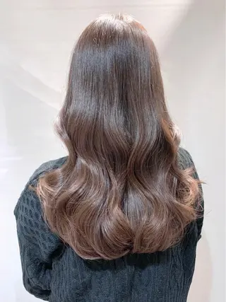 セミロング カラー ヘアアレンジ As hair所属・柔らか垢抜けｶﾗｰと ｶｯﾄ🫧ASUKAのヘアスタイル