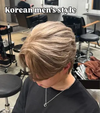 メンズ 韓国&メンズウルフ 高森蓮のヘアスタイル