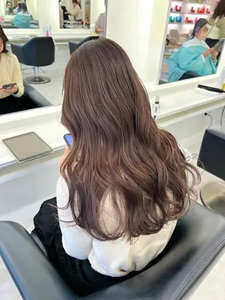 ロング カラー Parve  Mix 🫧梶川虹のヘアスタイル