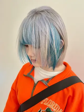 セミロング カラー HARE &nail ☪️remiのヘアスタイル