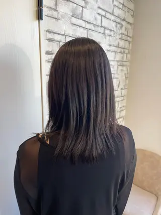 ミディアム ワンカラー💓 豊橋/まおのヘアスタイル