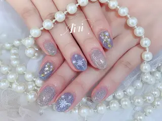 ネイル ネイルサロンAiri 長さ出し·シンプルのネイルデザイン