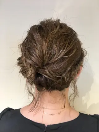 ショート カラー ヘアアレンジ さかい なつみのヘアスタイル