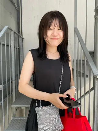 セミロング カラー SITEN 淀屋橋 /肥後橋きべひろまさのヘアスタイル