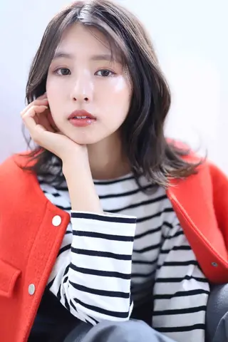 ミディアム カラー Culumi所属・Culumi クルミ 松井照雄/梅田茶屋町のヘアスタイル