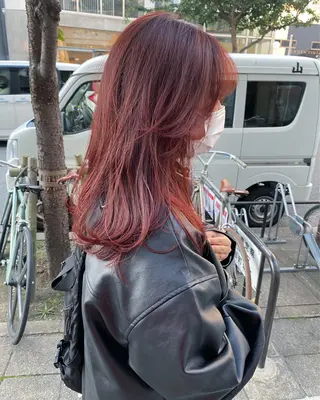 ロング sea's所属・ヒラカホ/矢場町/ ブリーチ/似合わせのヘアスタイル