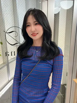 ロング 🎀zina/韓国 🎀amiのヘアスタイル