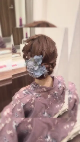 ヘアアレンジ 🫧ヘアアレンジ🎀 ウガジン💞🪄のヘアスタイル