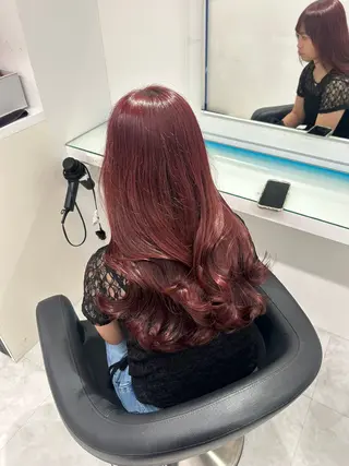 セミロング カラー ヘアアレンジ ブリーチ無し透明感 🕊AZUSAのヘアスタイル