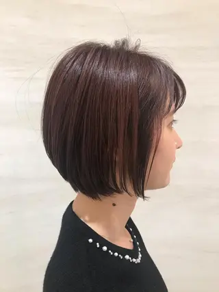 ショート 石田 優菜のヘアスタイル