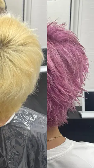 カラー メンズ Hus所属・【Hus】 YUI🌟のヘアスタイル