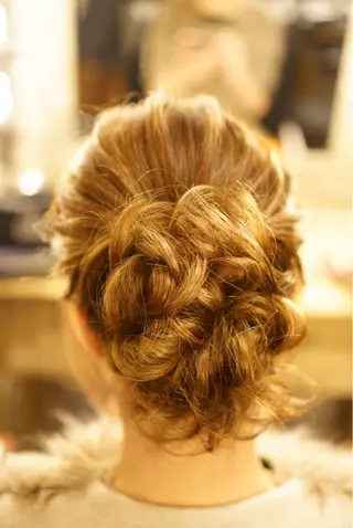 ショート カラー ヘアアレンジ hair make  Lucciのヘアスタイル