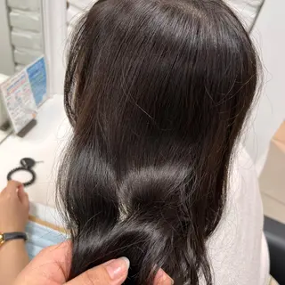 ミディアム カラー 【センターパート/ マッシュ】ryokaのヘアスタイル