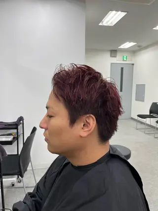 ショート パーマ指名率No1 メンズ特化ケイトのヘアスタイル