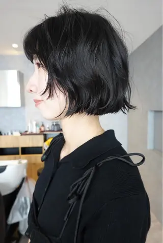 ミディアム aika/パーマ/ ショート/伏見のヘアスタイル