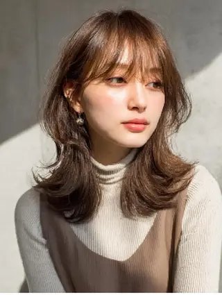 ミディアム 生艶髪＆レイヤー🔔 渋谷お薦めNo.1✨のヘアスタイル