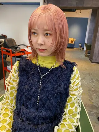 ショート カラー 広島/ボブ/レイヤー 🌿‬wakabaのヘアスタイル