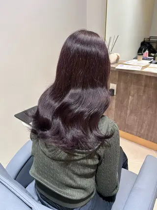 ロング カラー ピンクカラー🎀 米津 美佑のヘアスタイル