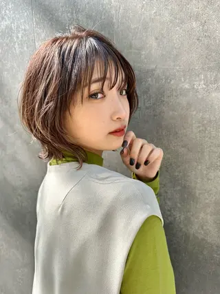 ミディアム Lond luce心斎橋【ロンドルーチェ】所属・❣️心斎橋髪質改善 鈴木佑弥❣️のヘアスタイル