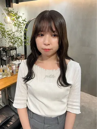 セミロング STAND By HAIR&Coffee所属・🤎透明感ツヤカラー Chinatsu🤎のヘアスタイル