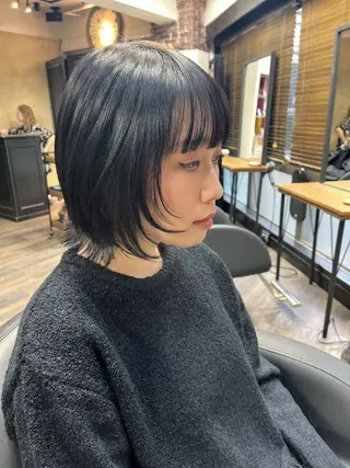 ショート カラー ヘアアレンジ 🤍清楚系 韓国レイヤー🤍拓朗のヘアスタイル