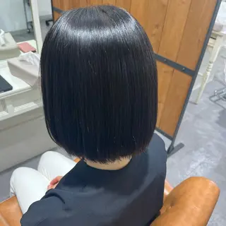 ミディアム カラー パーマ 堀越 エリのヘアスタイル