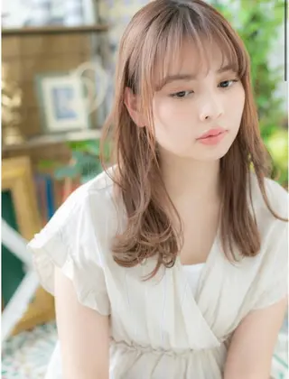 セミロング パーマ cover hair bliss 川口東口SOGO店所属・後悔はさせません 🔥💪千原一輝のヘアスタイル